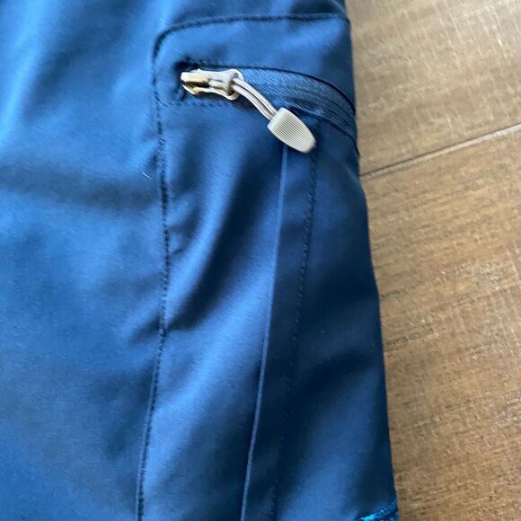 Reel Life Shorts Men's XL Blue Mesh Lined Elastic Waist Snap Surfing Swim Trunks - Picture 4 of 14